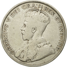 Moneda, Canadá, George V, 50 Cents, 1919, Royal Canadian Mint, Ottawa, BC+