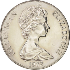 Isola di Man, Elizabeth II, Crown, 1982, Pobjoy Mint, SPL-, Rame-nichel, KM:99