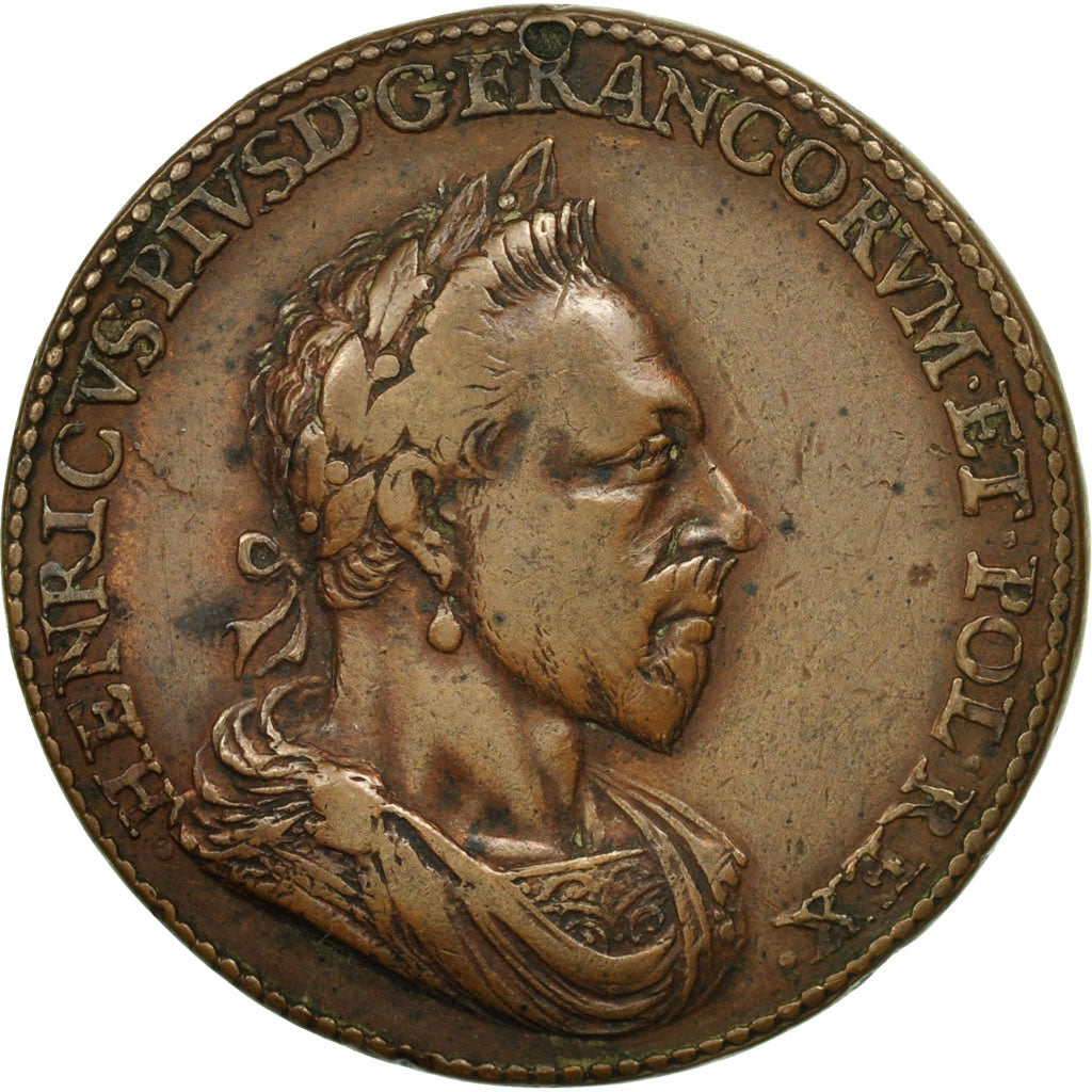 Francia, Medal, Dépôt du Coeur de Henri III à Saint Cloud, Henry III