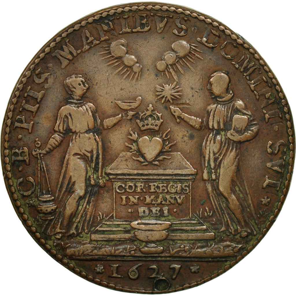 Francia, Medal, Dépôt du Coeur de Henri III à Saint Cloud, Henry III