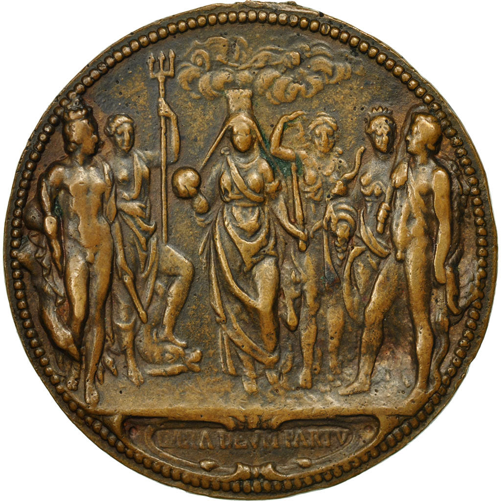 Francja, Medal, Répit entre Marie et Louis XIII, Historia, 1625, Dupré