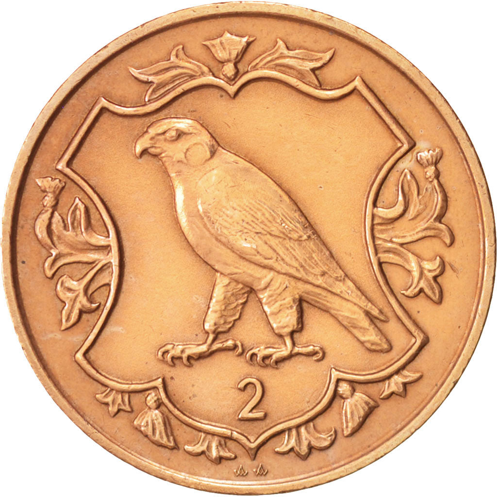 Isola di Man, Elizabeth II, 2 Pence, 1984, SPL-, Bronzo, KM:113