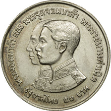 Thailand, Rama IX, 50 Baht, 1974, MS(60-62), Silver, KM:101