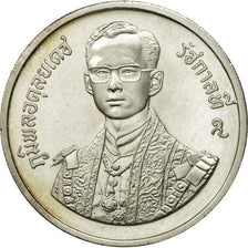 Thailand, Rama IX, 600 Baht, 1987, MS(60-62), Silver, KM:199