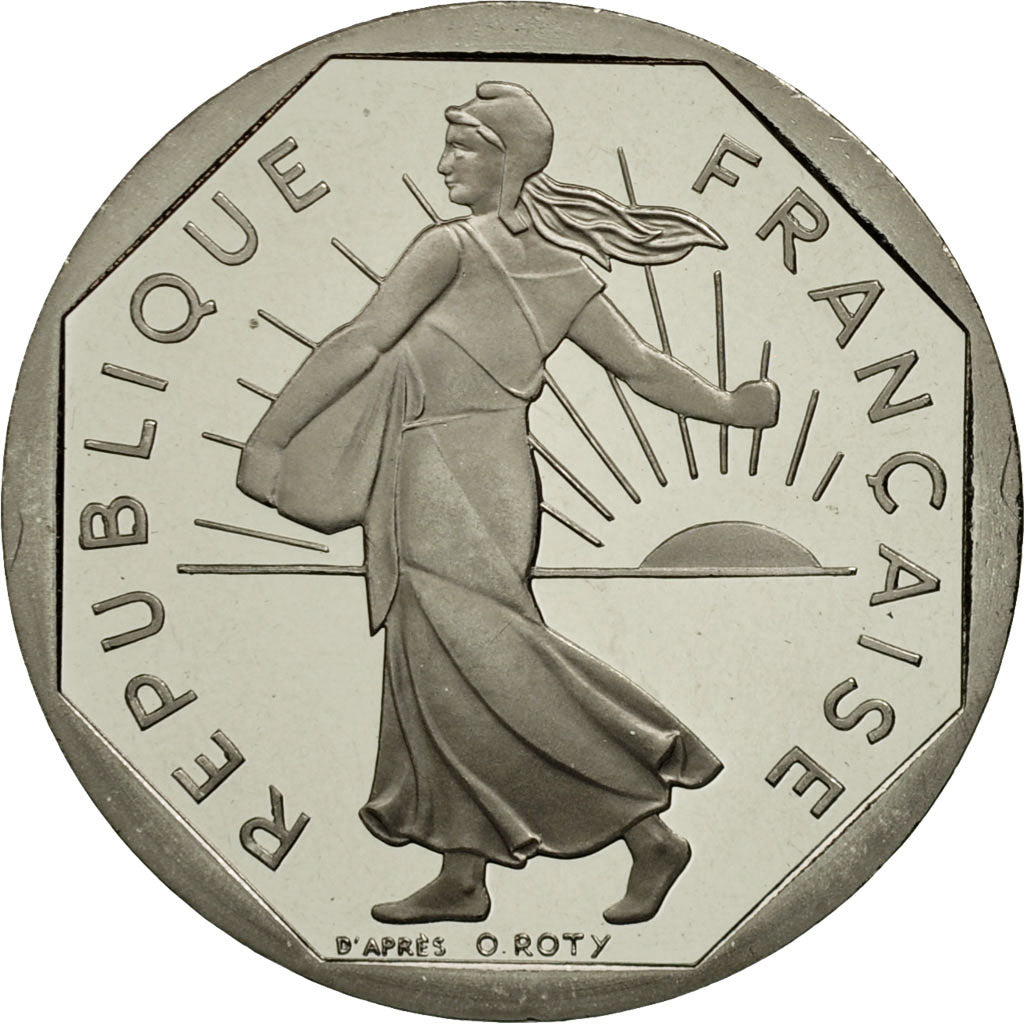 France, Semeuse, 2 Francs, 1999, MS(65-70), Nickel, KM:942.2, Gadoury:547b