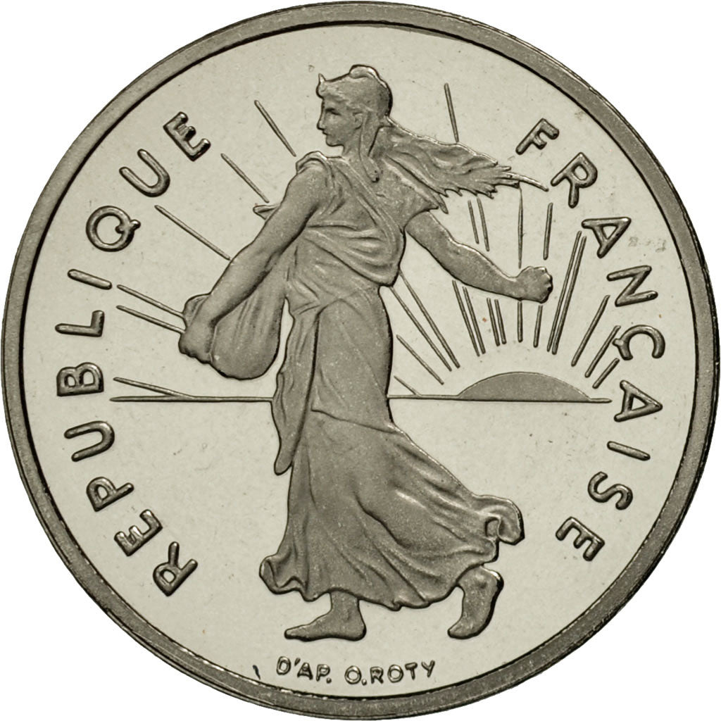 Coin, France, Semeuse, 1/2 Franc, 1999, MS(65-70), Nickel, KM:931.2