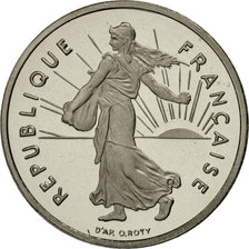 Coin, France, Semeuse, 1/2 Franc, 1999, MS(65-70), Nickel, KM:931.2