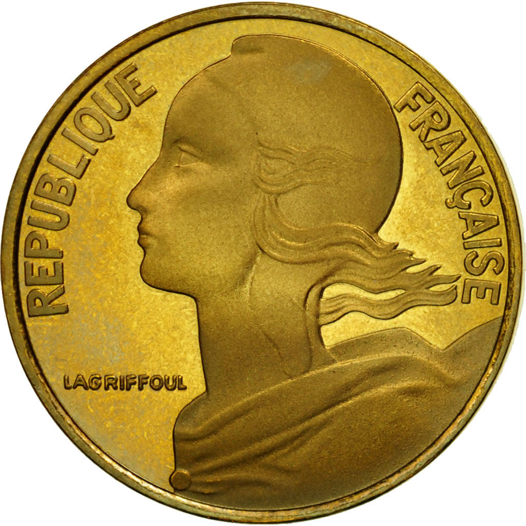 Coin, France, Marianne, 5 Centimes, 1999, Paris, MS(65-70), Aluminum-Bronze