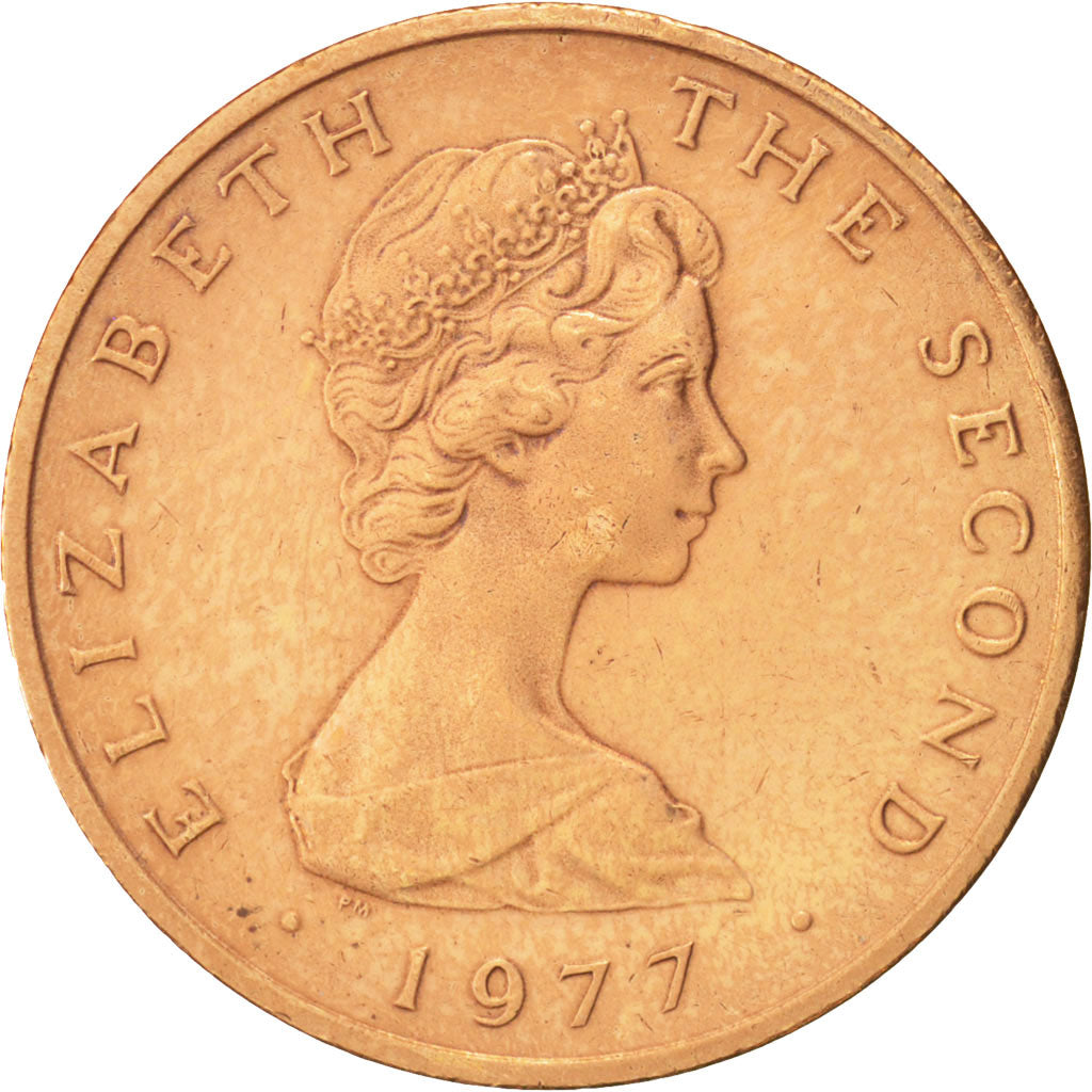 Isola di Man, Elizabeth II, 2 Pence, 1984, BB+, Bronzo, KM:34