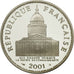 France, Panthéon, 100 Francs, 2001, MS(65-70), Silver, Gadoury:898a