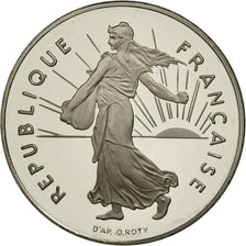 France, Semeuse, Franc, 2001, MS(65-70), Nickel, KM:925.2, Gadoury:474b