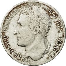 Coin, Belgium, Leopold I, 5 Francs, 5 Frank, 1833, VF(30-35), Silver, KM:3.1