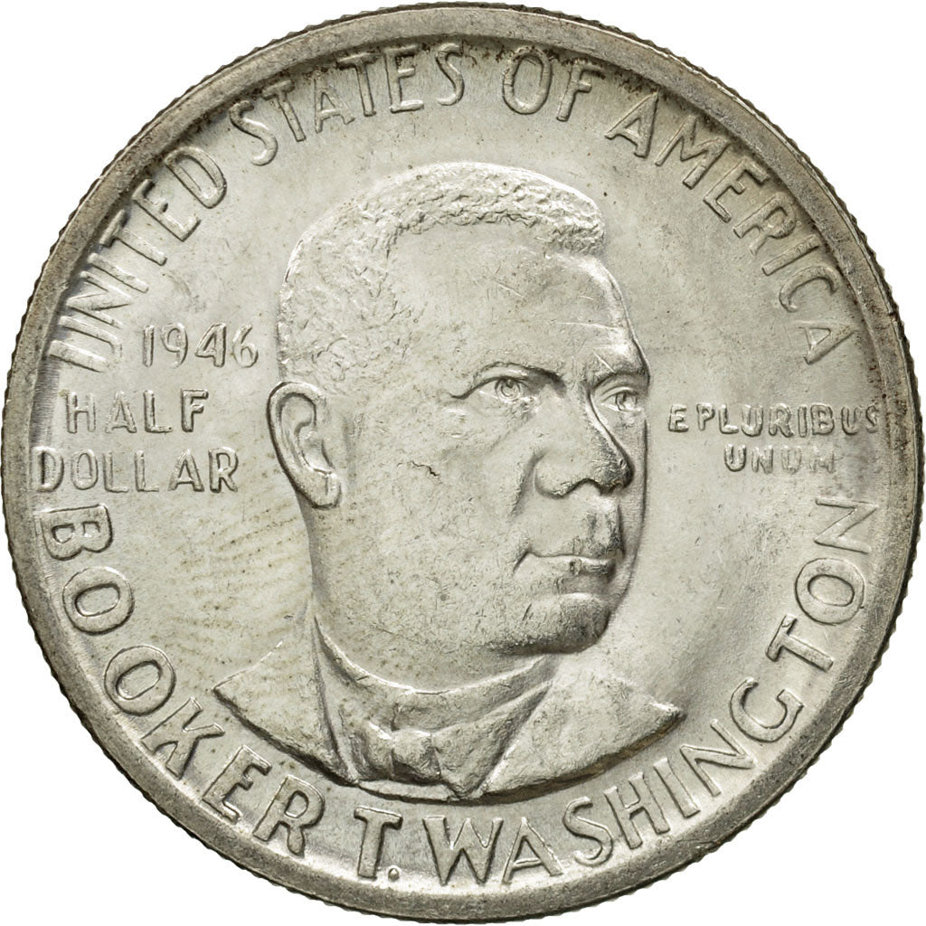 United States, Half Dollar, 1946, Philadelphia, AU(55-58), Silver, KM 198