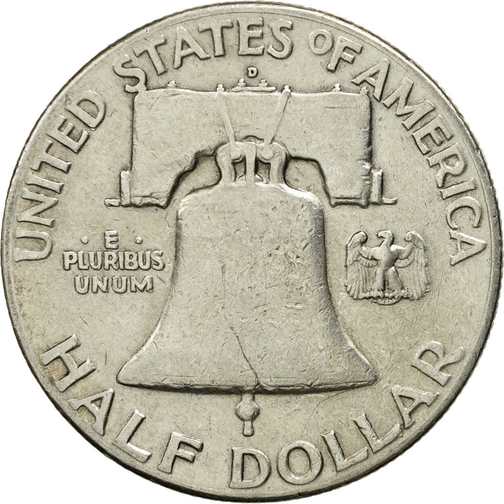 United States, Franklin Half Dollar, 1948, U.S. Mint, Denver, KM 199