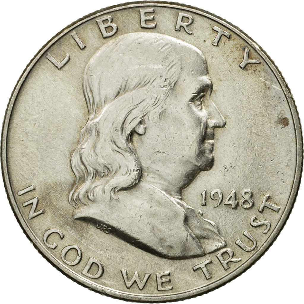 United States, Franklin Half Dollar, Half Dollar, 1948, Philadelphia, KM 199