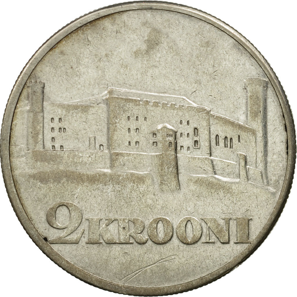 Estonia, 2 Krooni, 1930, EF(40-45), Silver, KM:20