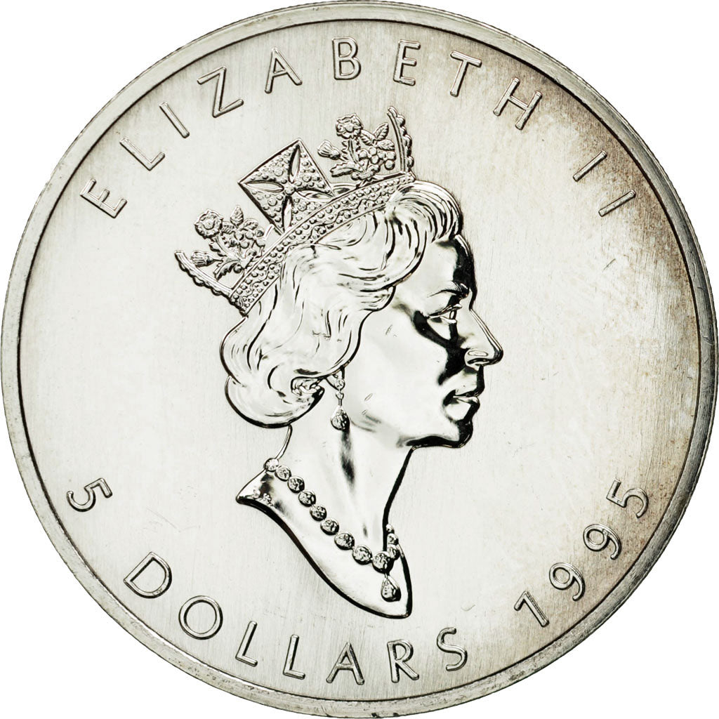 Coin, Canada, Elizabeth II, 5 Dollars, 1995, Royal Canadian Mint, Ottawa