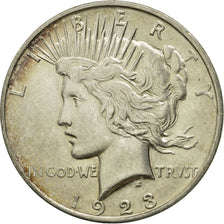 Coin, United States, Peace Dollar, Dollar, 1923, U.S. Mint, Denver, EF(40-45)