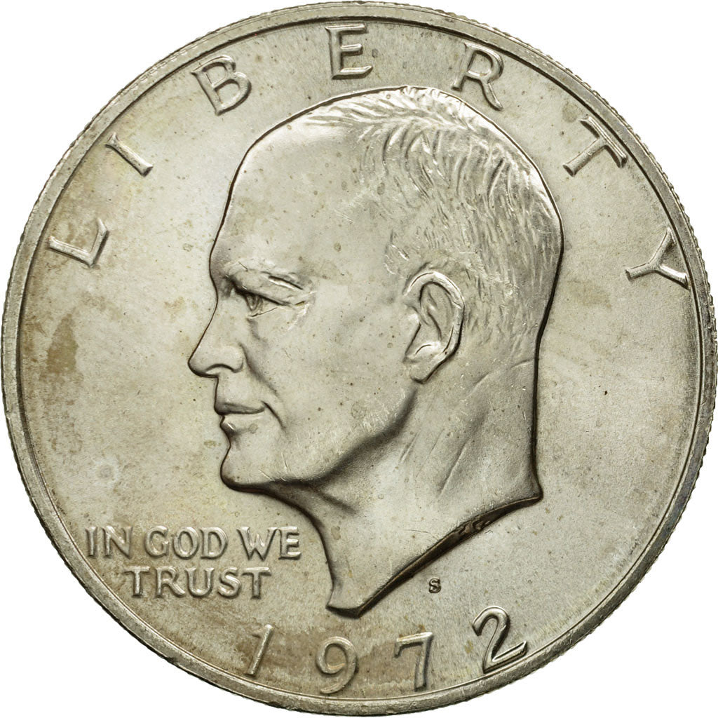 United States, Eisenhower Dollar, Dollar, 1972, San Francisco, KM 203a
