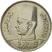 Egypt, Farouk, 20 Piastres, 1937, British Royal Mint, AU(50-53), Silver, KM:368