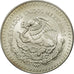 Mexico, Onza, Troy Ounce of Silver, 1991, Mexico City, AU(55-58), KM 494.2
