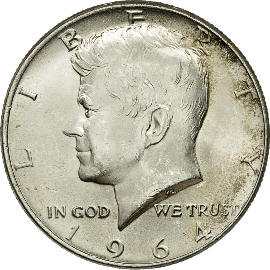 United States, Kennedy Half Dollar, Half Dollar, 1964, Philadelphia, KM 202