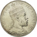 Etiopía, Menelik II, Birr, 1887, Paris, MBC, Plata, KM:5