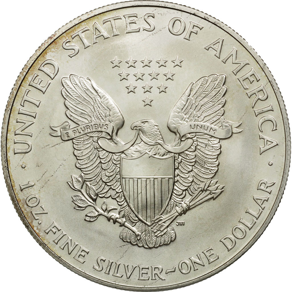 United States, Dollar, 1995, U.S. Mint, Philadelphia, MS(60-62), Silver, KM:273