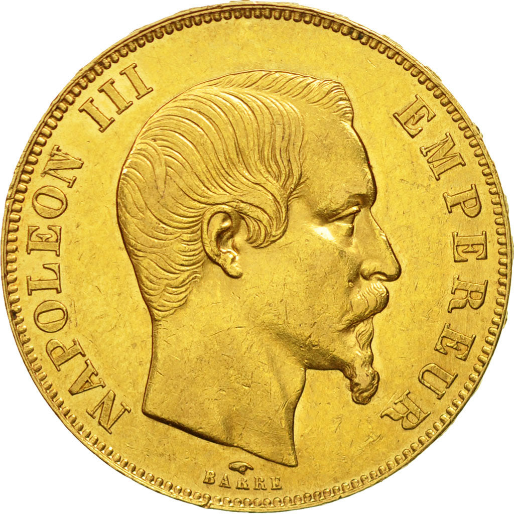 Coin, France, Napoleon III, Napoléon III, 50 Francs, 1857, Paris, EF(40-45)