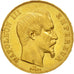 Frankreich, Napoleon III, 50 Francs, 1858, Paris, SS, Gold, KM 785.1