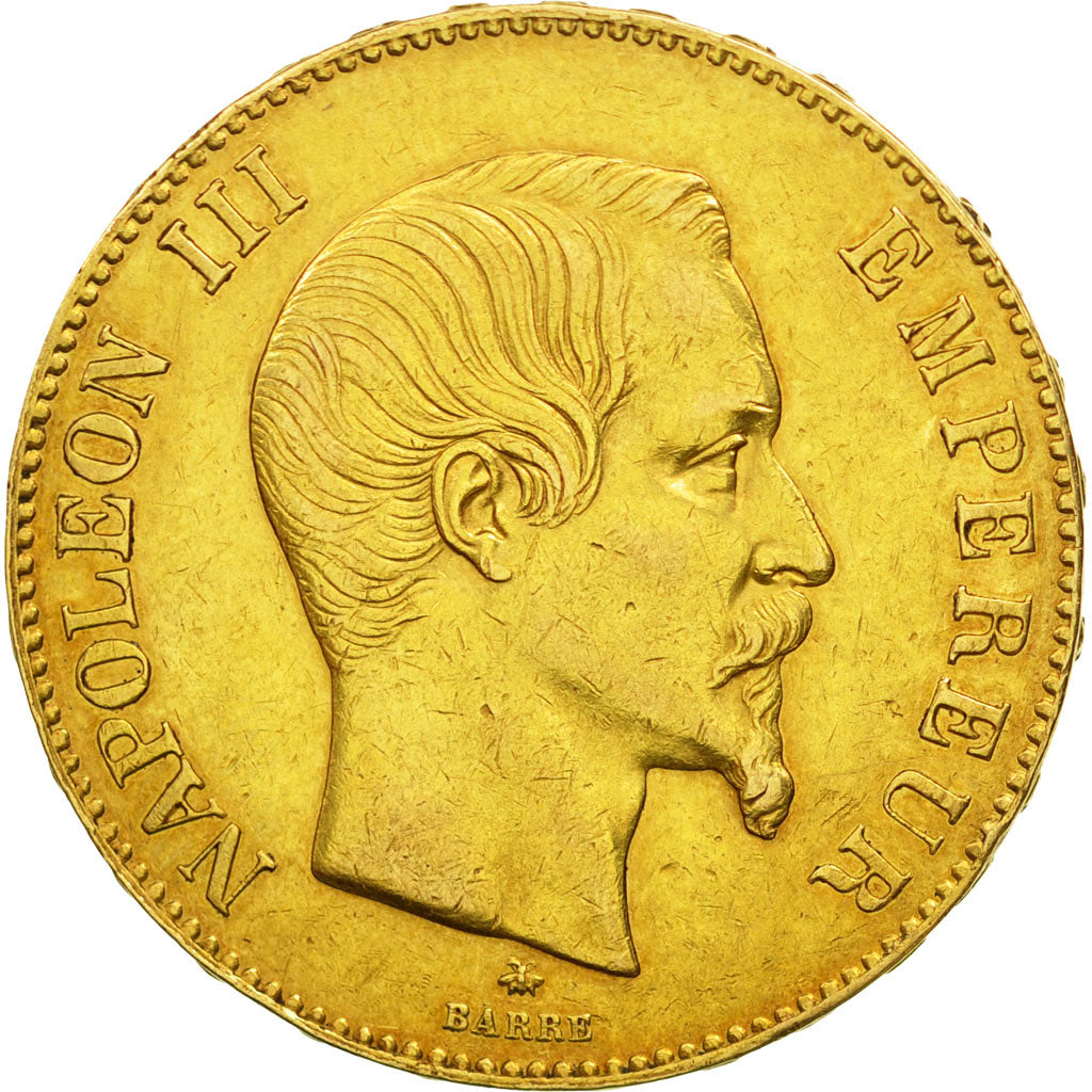 Monnaie, France, Napoleon III, Napoléon III, 100 Francs, 1858, Strasbourg, TTB