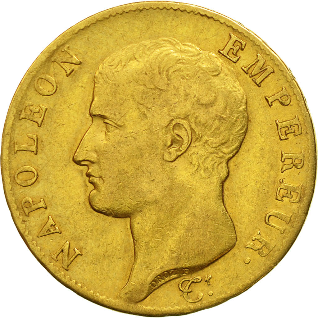 France, Napoléon I, 40 Francs, 1806, Paris, EF(40-45), Gold, KM:664.1
