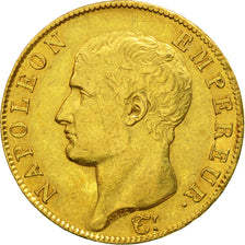 France, Napoléon I, 40 Francs, 1805, Paris, TTB+, Or, KM:664.1, Gadoury:1081