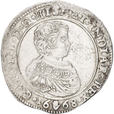 Spanish Netherlands, BRABANT, Ducaton, 1668, Antwerp, Silver, KM:79.1