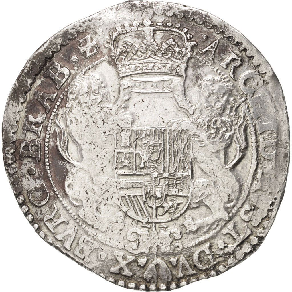 Spanish Netherlands, BRABANT, Ducaton, 1668, Antwerp, Silver, KM:79.1