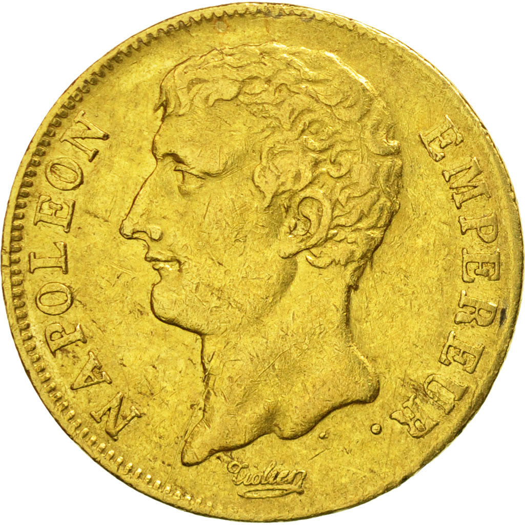 Coin, France, Napoléon I, 20 Francs, 1804, Paris, EF(40-45), Gold, KM:661