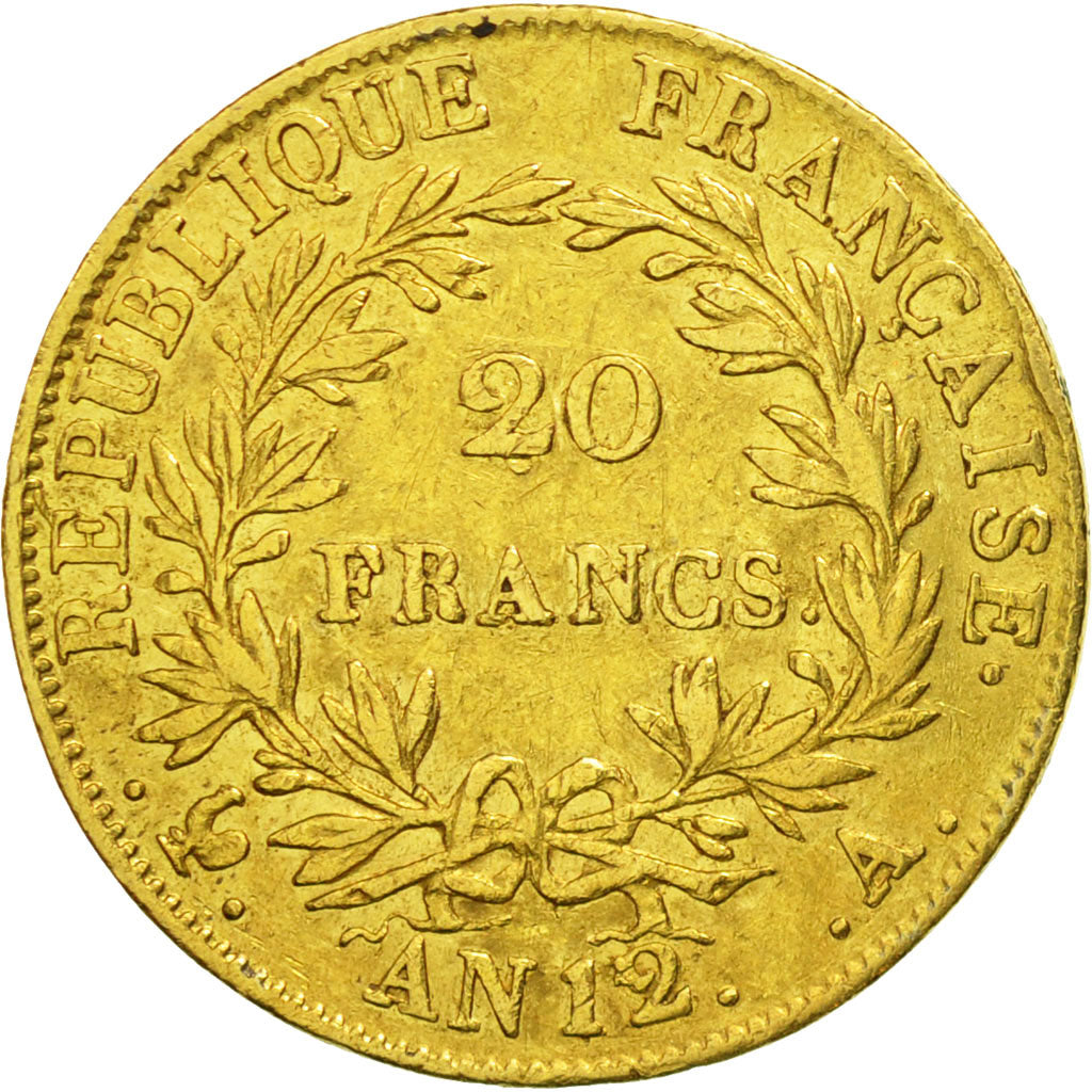 Coin, France, Napoléon I, 20 Francs, 1804, Paris, EF(40-45), Gold, KM:661