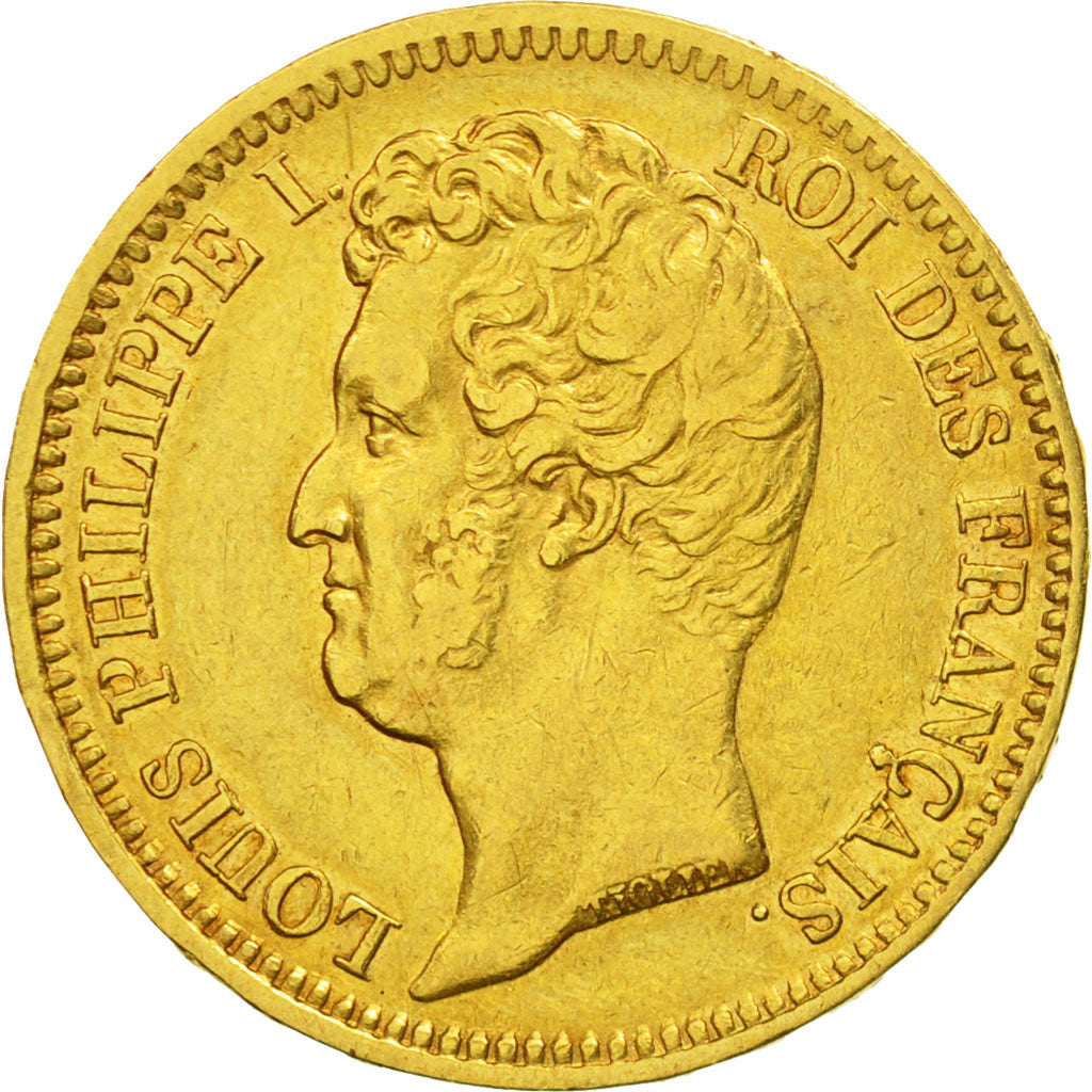 Coin, France, Louis-Philippe, 20 Francs, 1831, Paris, EF(40-45), Gold, KM:746.1