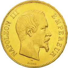 Francia, Napoleon III, 100 Francs, 1857, Paris, BB+, Oro, KM 786.1