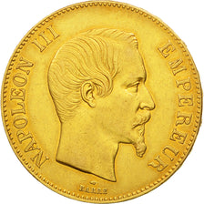 Monnaie, France, Napoleon III, Napoléon III, 100 Francs, 1858, Paris, TTB, Or