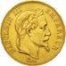 Moneda, Francia, Napoleon III, Napoléon III, 100 Francs, 1866, Paris, MBC, Oro