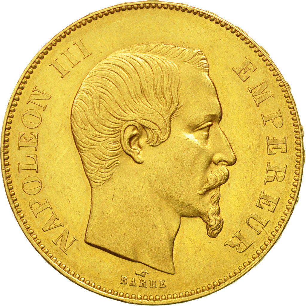 Monnaie, France, Napoleon III, Napoléon III, 50 Francs, 1855, Paris, TTB+, Or