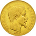 Francia, Napoleon III, 50 Francs, 1856, Paris, BB, Oro, KM:785.1