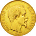 Moneta, Francia, Napoleon III, Napoléon III, 50 Francs, 1857, Paris, BB, Oro