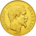 Moneda, Francia, Napoleon III, Napoléon III, 50 Francs, 1858, Strasbourg, MBC+