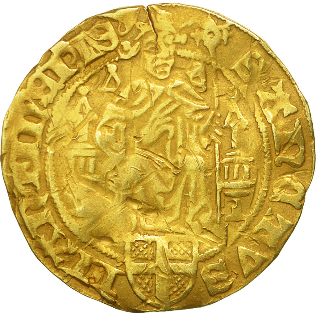 UTRECHT, David de Bourgogne, Ducat, Utrecht, VF(30-35), Gold, Delmonte:945