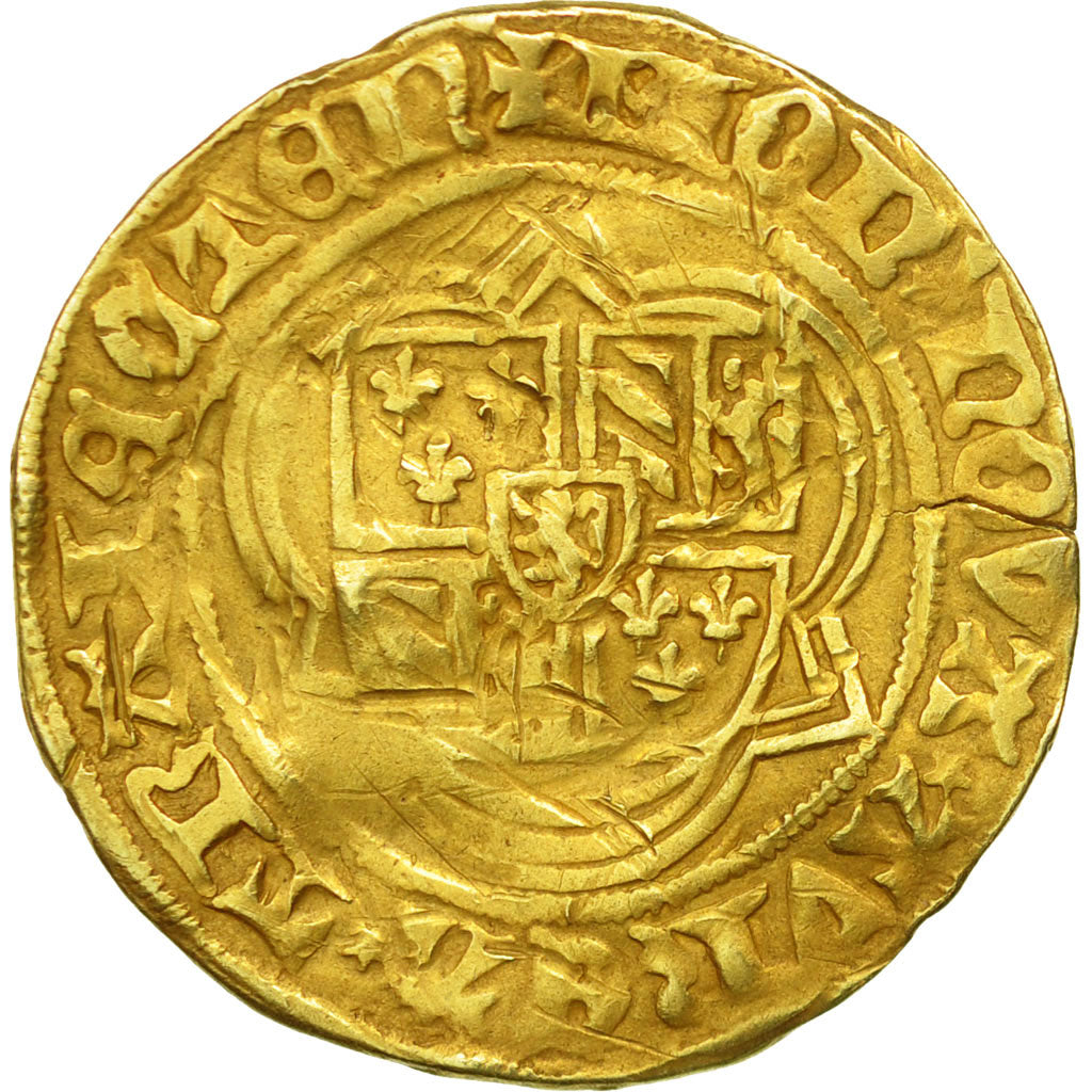 UTRECHT, David de Bourgogne, Ducat, Utrecht, VF(30-35), Gold, Delmonte:945