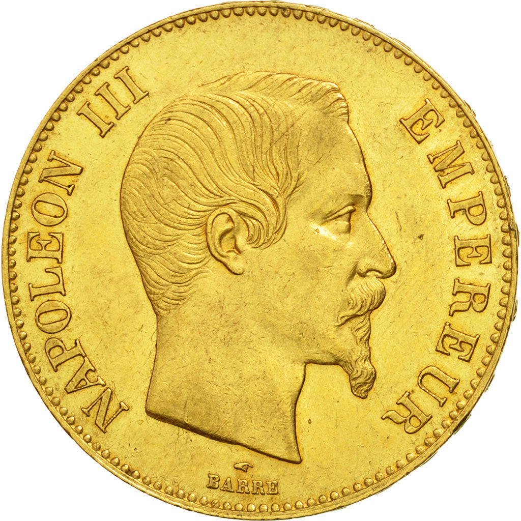 Munten, Frankrijk, Napoleon III, Napoléon III, 100 Francs, 1857, Paris, ZF+
