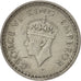 INDIA-BRITISH, George VI, 1/4 Rupee, 1945, Bombay, Silver, KM:547