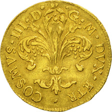 ITALIAN STATES, TUSCANY, Cosimo III, Florino, 1721, Firenze, EF(40-45), KM 326